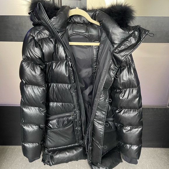 Rudsak Down Puffer Parka in Black - Picture 1 of 5